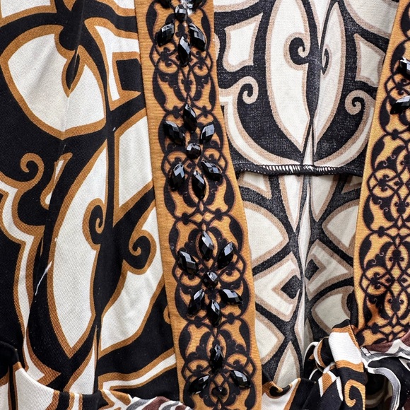 Hale Bob Dress Women's Size Small Wrap Long Sleeve - Picture 2 of 9